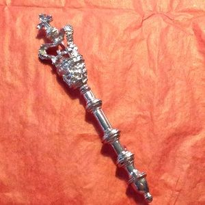 Silver colored septre pin approx 3 3/4 inches long